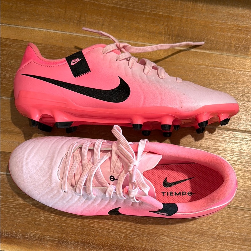 Nike Pink and Black Athletic Shoes